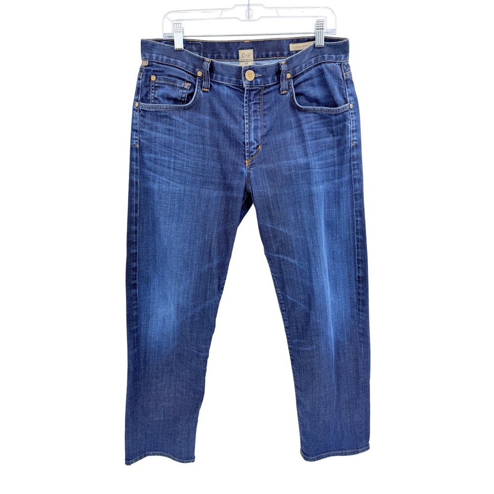Citizens of Humanity Men's‎ Evans Jeans Size 33x28 Dark Wash Casual Basic